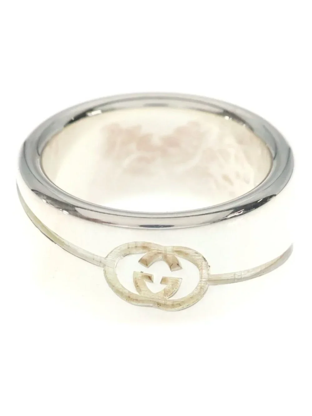 Gucci Diagonal Ring Silver
